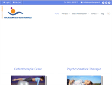 Tablet Screenshot of cesartherapie.nl